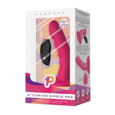 6 Wireless Remote Control Curved Ripple Peg With Harnes