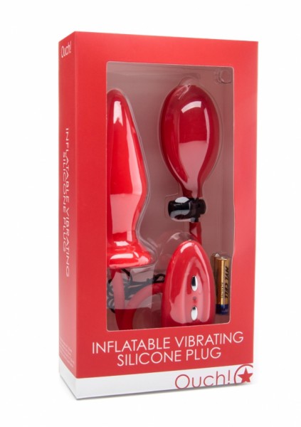 Inflatable Vibrating Butt Plug