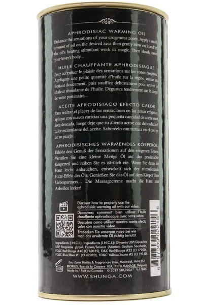 Aphrodisiac Warming Oil 3.5oz/100ml