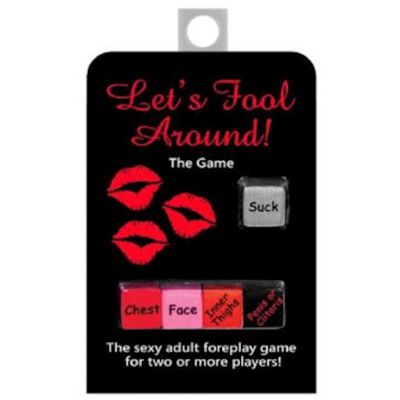 Lets Fool Around 5 Dice Game Red
