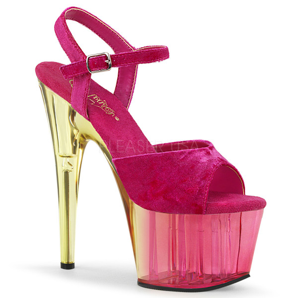 7 inches Heel, 2 3/4 inches Tinted Platform Ankle Strap Sandal — image 17 of 25
