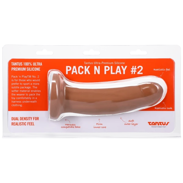 Tantus Pack 'n Play No. 2 Dildo — image 5 of 8