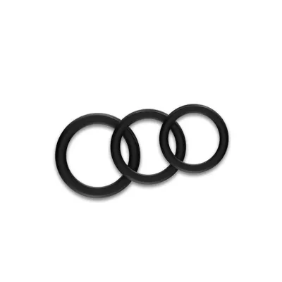 Triple Set Silicone Cock Rings
