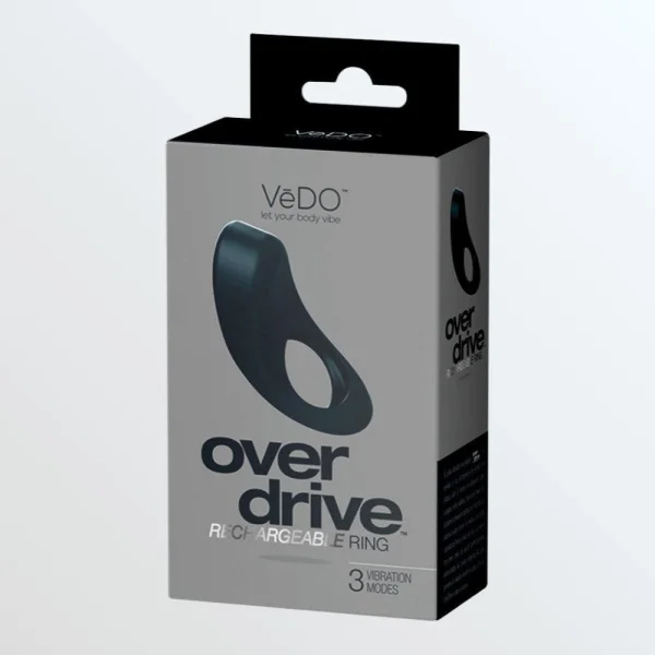 VeDO Overdrive Rechargeable Vibe Ring - Black