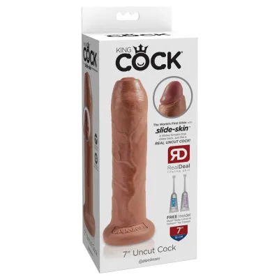 King Cock 7 Uncut Tan