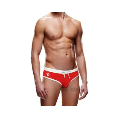Prowler Swim Brief Red Lg