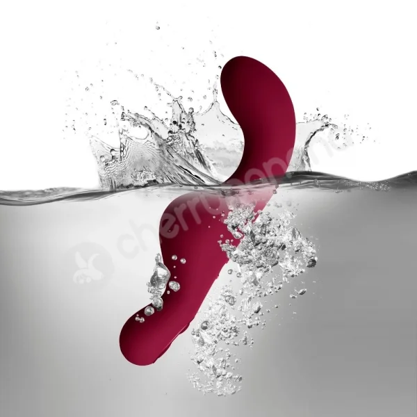 Rocks Off Ruby Glow Blush Ride On Vibrator Dual Purpose Pleasure Wand & Saddle Vibe