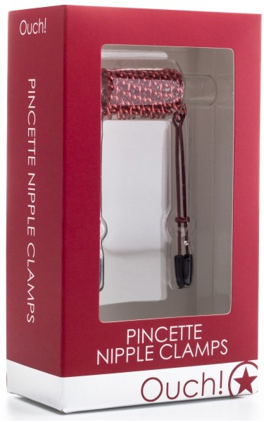 Pincette Nipple Clamps - Red