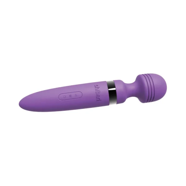 Shibari Deluxe Mega Massage Wand Silicone USB Rechargeable Purple — image 7 of 10