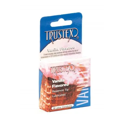 Trustex Vanilla Flavoured Condoms 3 Pack 3