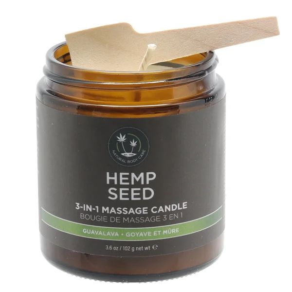 Earthly Body Hemp Seed Massage Gift Set Guavalava