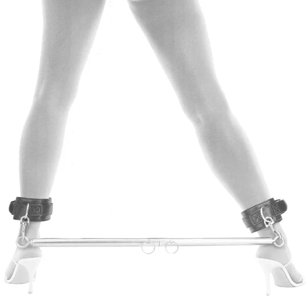 Expandable Spreader Bar Set 35" - 47" With Detachable Leatherette Cuffs
