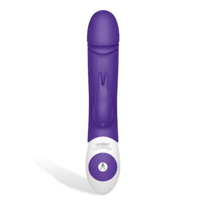 The Rabbit Company Realistic Thrusting USB Rechargeable 8 5 Silicone Rabbit