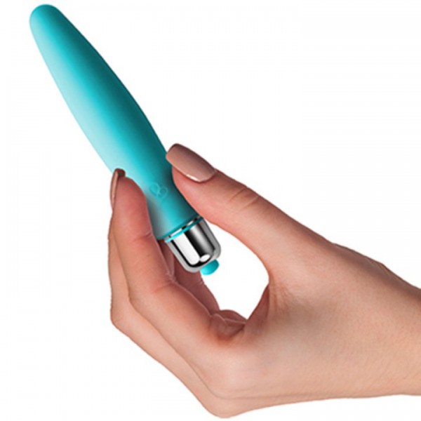 Rocks-Off Kama Blue Silicone 7 Function Bullet Vibrator — image 4 of 5