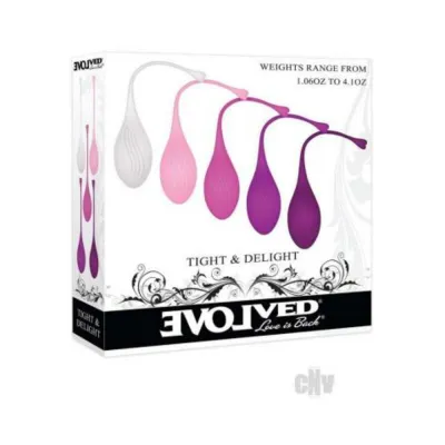 Evolved Tight Delight Kegel Set Of 5 Silicone