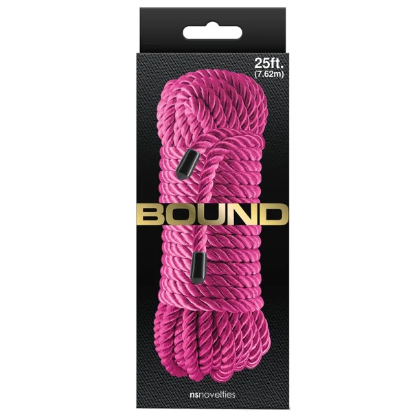 Bound Rope By NS Novelties 25 Feet - Pink