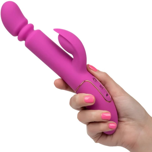 Shameless Slim Player Powerful Silicone Waterproof Rechargeable Rabbit Thruster By CalExotics — image 7 of 14