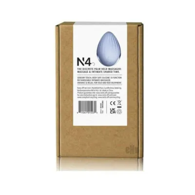 Personal Massagers Niya 4 Rechargeable Silicone Palm Held Massager Cornflower