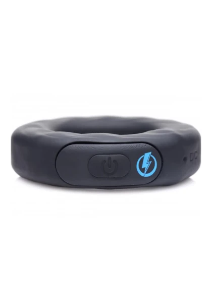 E-Stim Pro Silicone Vibrating Cock Ring with Remote
