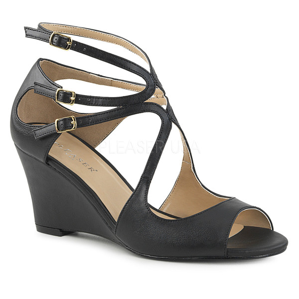 3 inches Strappy Wedge Sandal W/ Cutout Detail — image 9 of 16