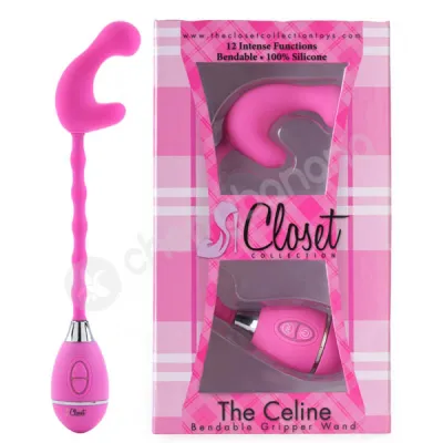 The Celine Pink Gripper Wand Vibrator