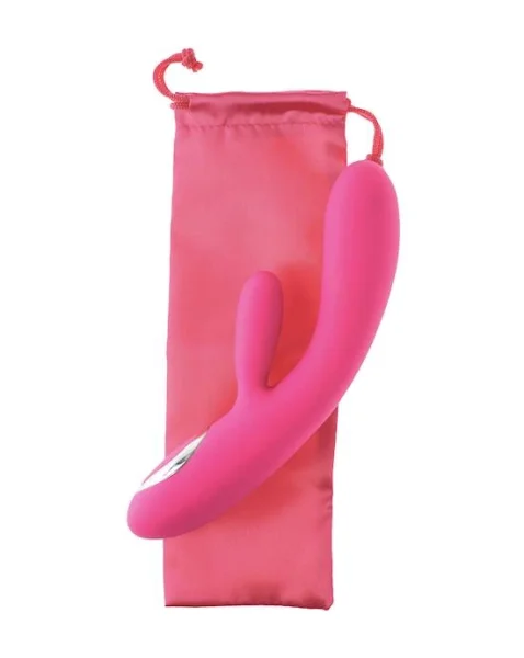 Amore Silicone Rabbit Vibrator - Pink - 7.9 Inch