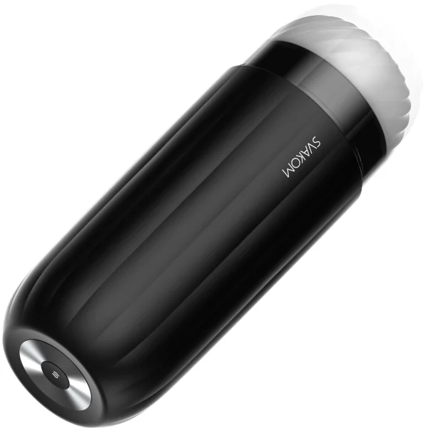 SVAKOM SAM NEO Powerful App Enabled Interactive Silicone Penis Masturbator With Suction & Vibration