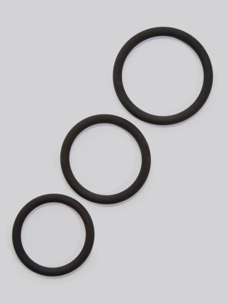 Lovehoney Get Hard Stretchy Silicone Cock Ring Set (3 Count)