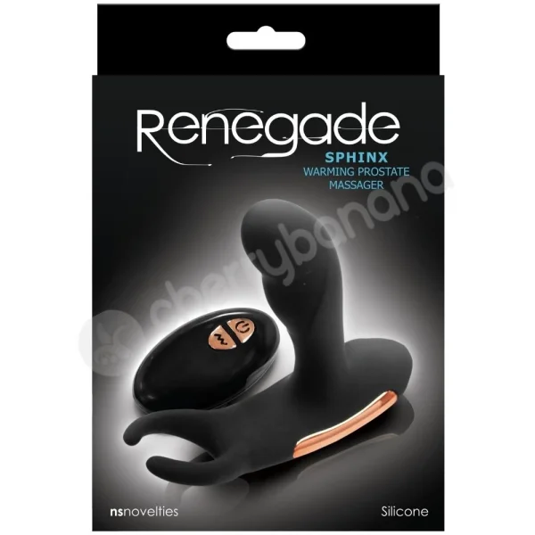 Renegade Sphinx Warming & Vibrating Prostate Massager With Remote