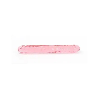 Crystal Jellies Jr Double Dong 12 Inch Pink