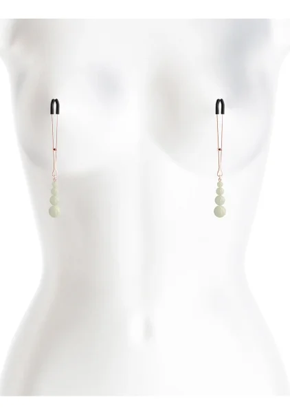 Bound Adjustable G2 Glow In The Dark Nipple Clamps by NS Novelties - Gunmetal