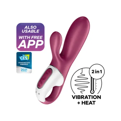 Satisfyer Hot Bunny Connect App Warm Vibration Stimulator