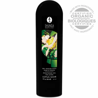 Shunga Lotus Noir Organic Sensitizing Gel For Lovers 2 oz