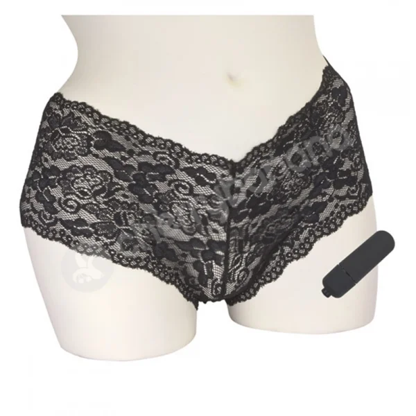 Adam & Eve Vibrating Crotchless Panty With Bullet