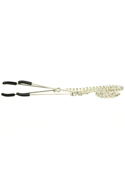 Midnight Bling Nipple Clamps by Sportsheets