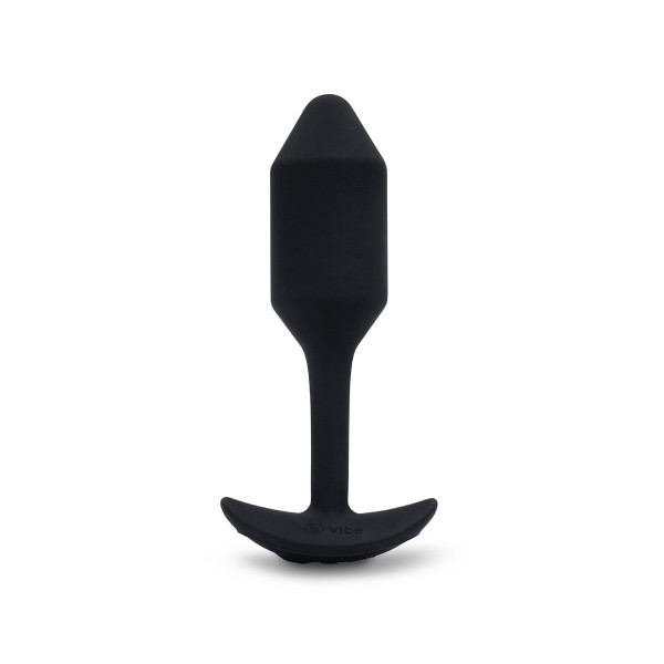 b-Vibe Vibrating Snug Plug Weighted Silicone Butt Plugs with Vibration 2 Sizes