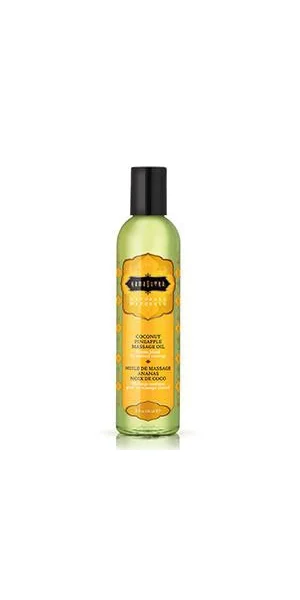 Naturals Massage Oil Coconut Pineapple 8oz