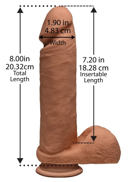 The D The Perfect D 8 Inch Caramel