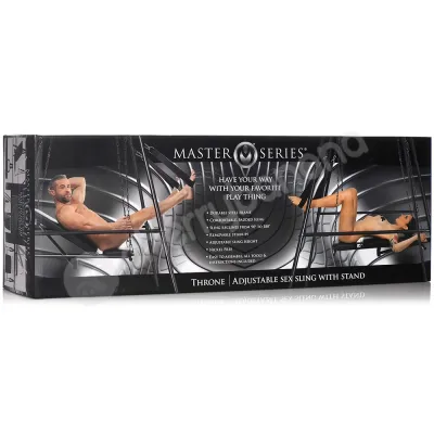 Master Series Throne Adjustable Sex Sling With Stand