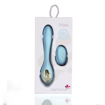 Harmonie Rechargeable Remote Silicone Bendable Vibrator Teal