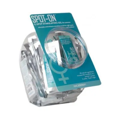 Spot On G Spot Stimulating Gel Fishbowl 100 Count 25oz