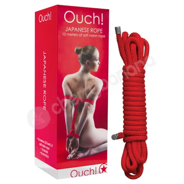 Ouch Red Japanese Rope 10m