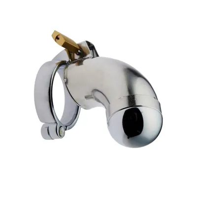 Kinki Shaft Chastity Cage 45mm Silver 45mm