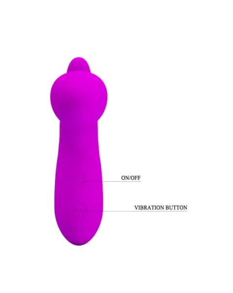 Becky With The Backie Anal Vibrator - Purple - 4.9 Inch