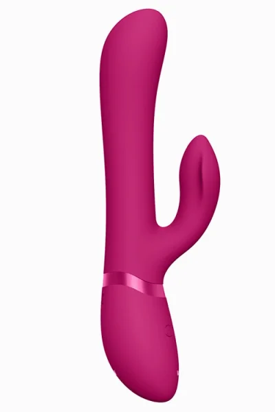 Shots Toys 8.8" Chou Vibrating Rabbit with Interchangeable Clitoral Sleeves