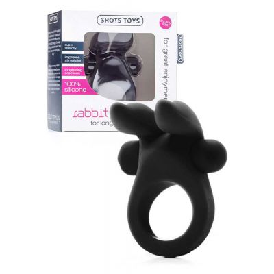 Shots Toys Vibrating Silicone Rabbit Cock Ring LIMITED TIME SUPER DEAL