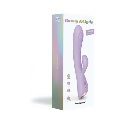 Love To Love Bunny Clyde Dual Stimulator Viva Mauve
