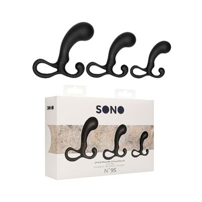 Sono 3 piece Prostate Stimulator Set Black