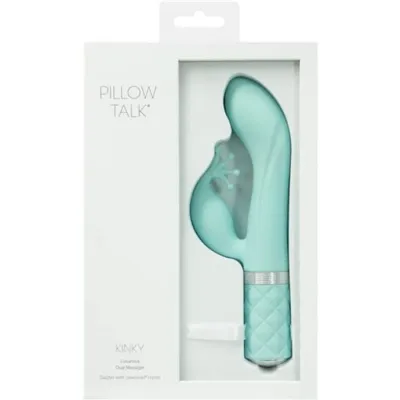 Pillow Talk Kinky Vibrator Teal 8 5 Inch