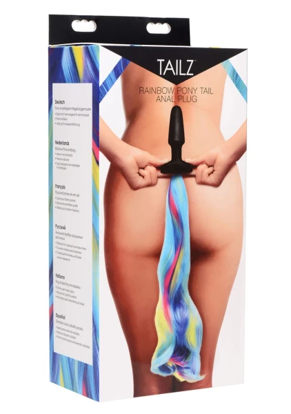 Tailz Rainbow Pony Tail Anal Plug